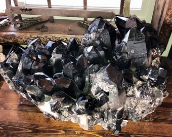 Large Smoky Quartz Crystal Plate 86lbs