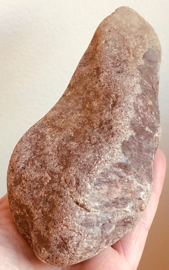 Montana Shocked Striated Quartzite Hexagon Teardrop Crystal