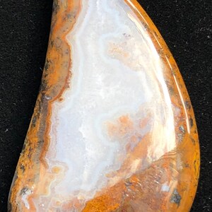 Montana Shocked Quartz Banded Moss Agate/Cabochon Focal