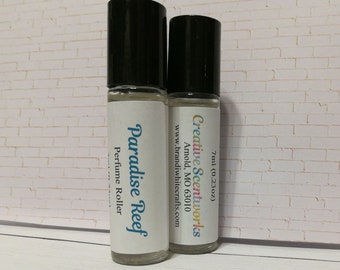 Paradise Reef Scented Perfume Roller, Roll-On Perfume, Perfume Oil