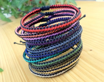 Pulsera amistad, regalos para ella, pulsera macrame, regalos para él, pulsera para hombre, joyería macrame, pulsera impermeable, pulsera surf