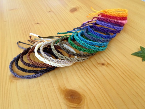 Friendship bracelet, macrame bracelet, waterproof bracelet, macrame jewelry, wax thread bracelet, adjustable bracelet, gifts for her