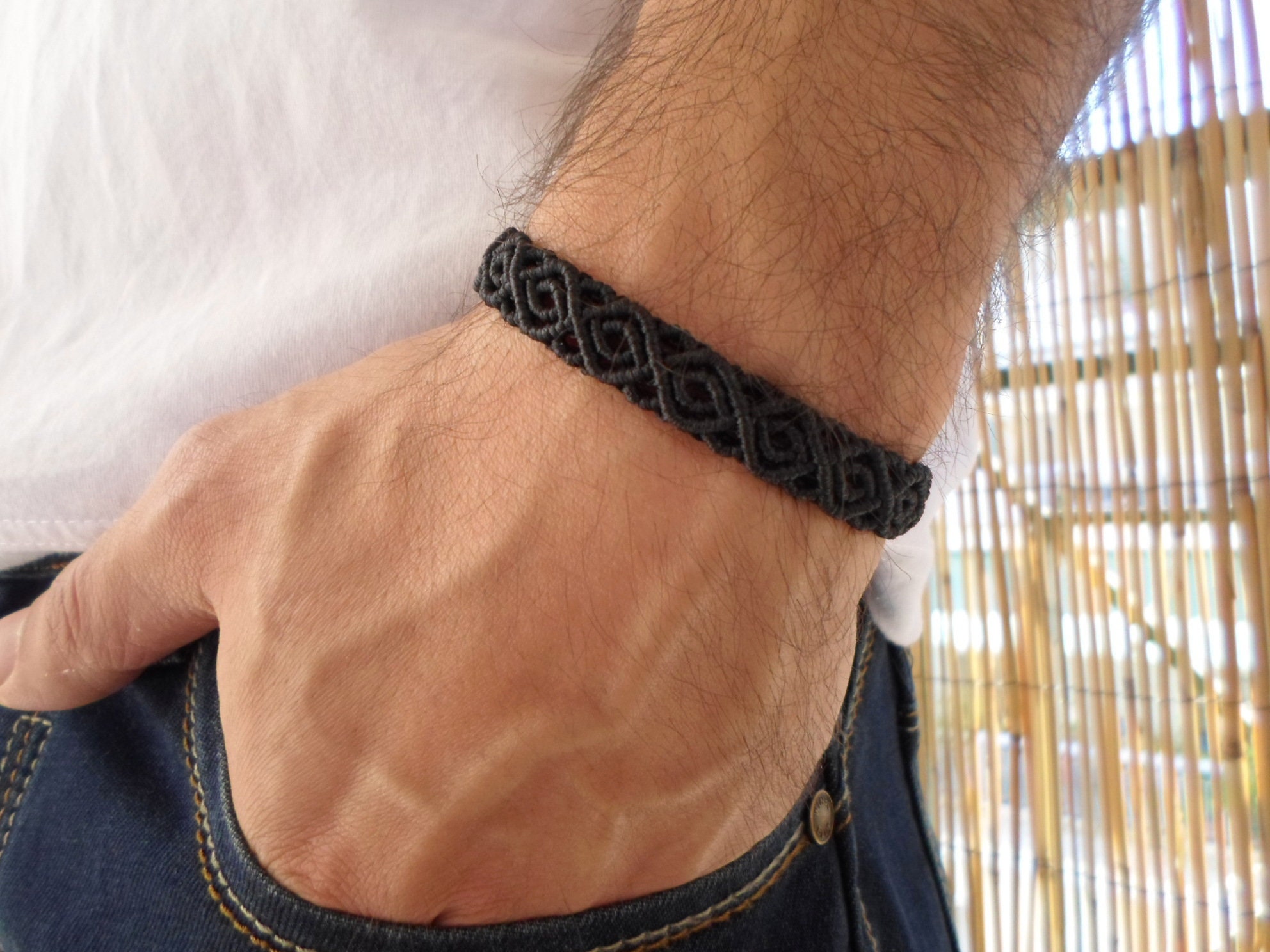 Men Macrame Bracelet Gifts for Him Mens Bracelet Macrame 