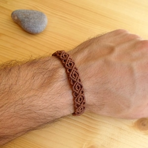 Men Macrame Bracelet, Gifts for Him, Mens Bracelet, Macrame Jewelry ...