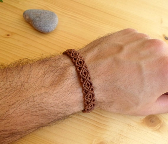 Bracelet D'amitié En Coton Chocolat Pour Homme/ado - Style Décontracté, Unisexe, Neuf Avec étiquettes