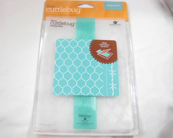 Cuttlebug Embossing Folders, Chicken Wire, Folder and Border, 5 X 7 Etsy