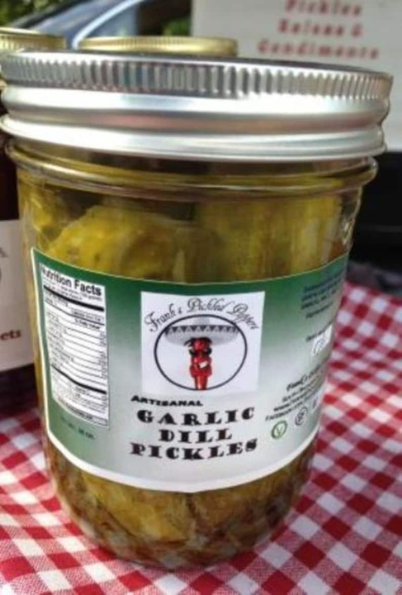 Jersey Garlic Dill Pickles Etsy