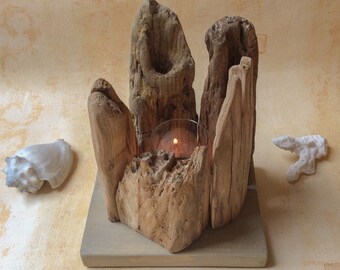tableau bois flotté bougeoir en bois flott 233 par l atelier de corinne etsy tableau bois flotté bougeoir en bois flott 233 par l atelier de corinne etsy