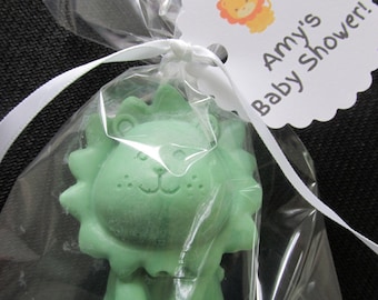 3D Lion Soap Favors, Safari Baby Shower, Kids Birthday