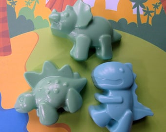 Dinosaur Soap Party Favors: Kids Birthday, Baby Shower - Set of 12