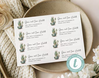 Modèle d'étiquette d'adresse de retour • Modèle Templett modifiable • Avery 5160 • Imprimable 1 × 2,625 po. | Grace