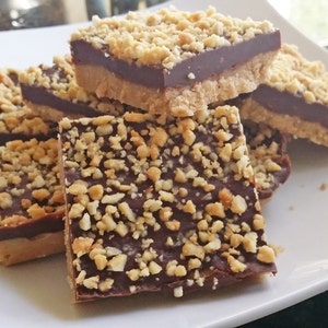 Decadent semi-sweet creamy chocolate peanut butter squares almost 4 lbs!