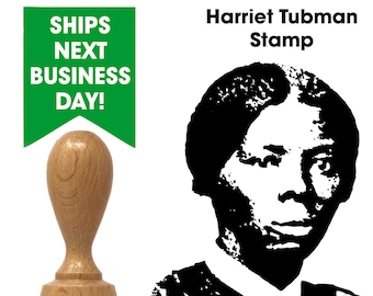 Harriet Tubman Stamp, Custom Rubber Stamp Harriet Tubman