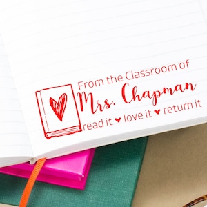 Custom Teacher Stamp, From the Classroom Stamp, Self-Inking Classroom Stamps, School & Teacher Stamps
