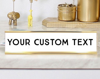 Desk Name Plate Etsy