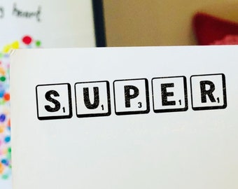 SUPER Tile Teacher Stamp