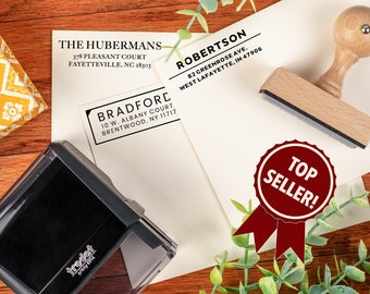 Top Selling Modern Address Stamp | Custom Rubber Address Stamp Self-Inking | Personalized Return Address Stamp