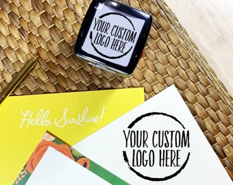 Custom Logo Stamp - Personalized Logo Stamper - Personalized Artwork Stamp - Custom Business Logo Rubber Stamp