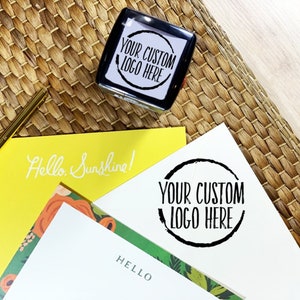 Custom Logo Stamp - Personalized Logo Stamper - Personalized Artwork Stamp - Custom Business Logo Rubber Stamp