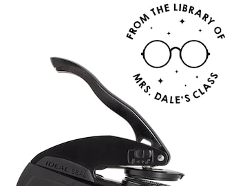 Book Embosser Personalized, From the Library of, Custom Library Embosser, Library Book Stamp, Personalized Gift, Gift for Book Lovers