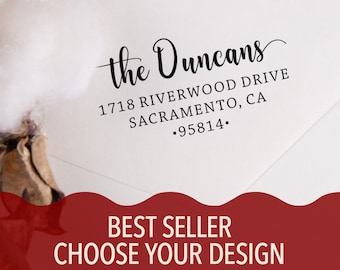 May include: A white envelope with a black return address stamp that reads "the Duncans 1718 Riverwood Drive Sacramento, CA •95814."