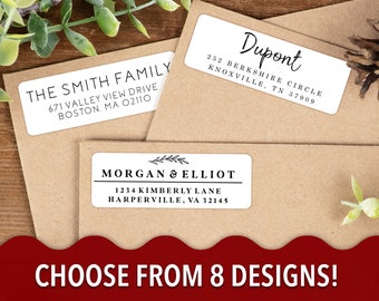 Custom Return Address Labels | Personalized Return Address Stickers