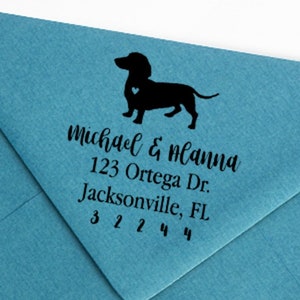 Stamp Out Online Stamps Black - Dachshund Personalized Self-Inking