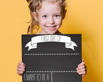 First Day of School Chalkboard, 10" x 12" Custom Chalk Board, Chalkboard for First Day of School Pictures