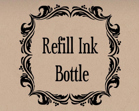 Self Inking Stamp Ink Refill Bottle, Return Address Stamp Ink Bottle Replacement