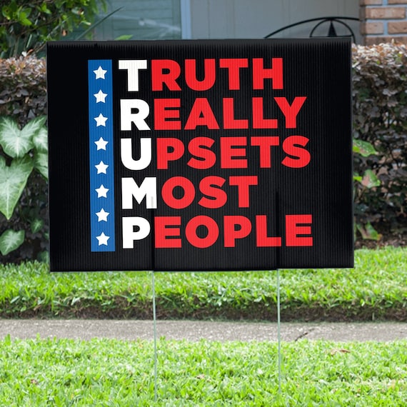 Pro Trump Yard Sign, Trump 2024, Political Yard Sign, Trump Merchandise, President Trump Decor, Donald Trump Yard Sign, Ultra Maga