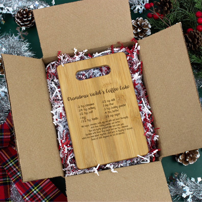 Custom Recipe Cutting Board Engraved Cutting Board Etsy