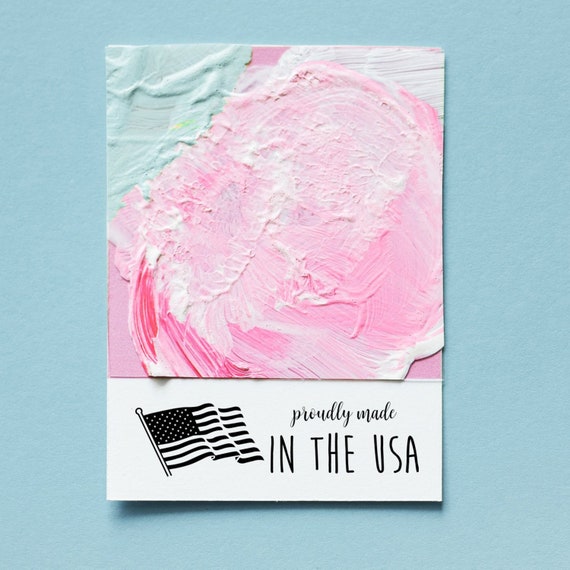Made in the USA, Custom Business Stamp, Stamps for Makers, Custom Craft Label Stamp