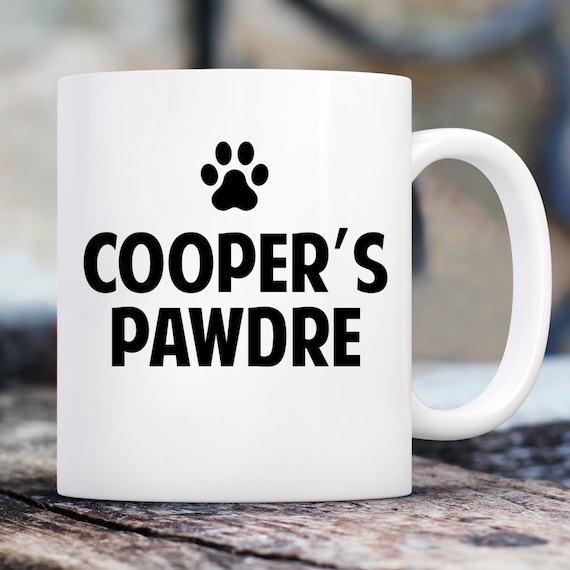 Pawdre Custom Dog Dad Double Sided Mug | Custom 11 Oz. Dog Lover Coffee Mug