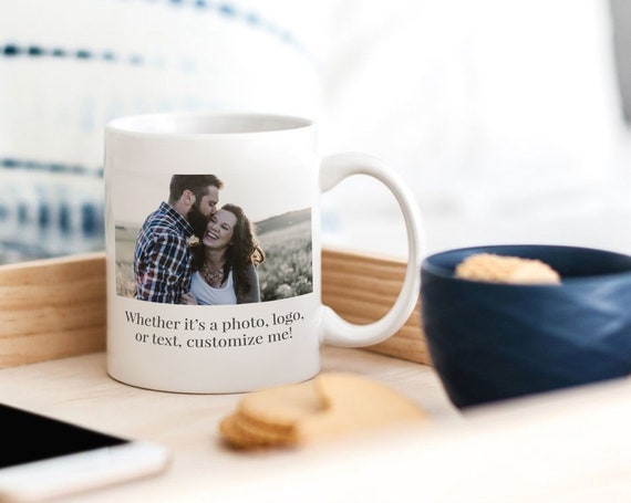 Custom Coffee Mug, Personalized Picture, Logo or Text Coffee Mug, Customized Mug, Upload Your Picture Coffee Mug