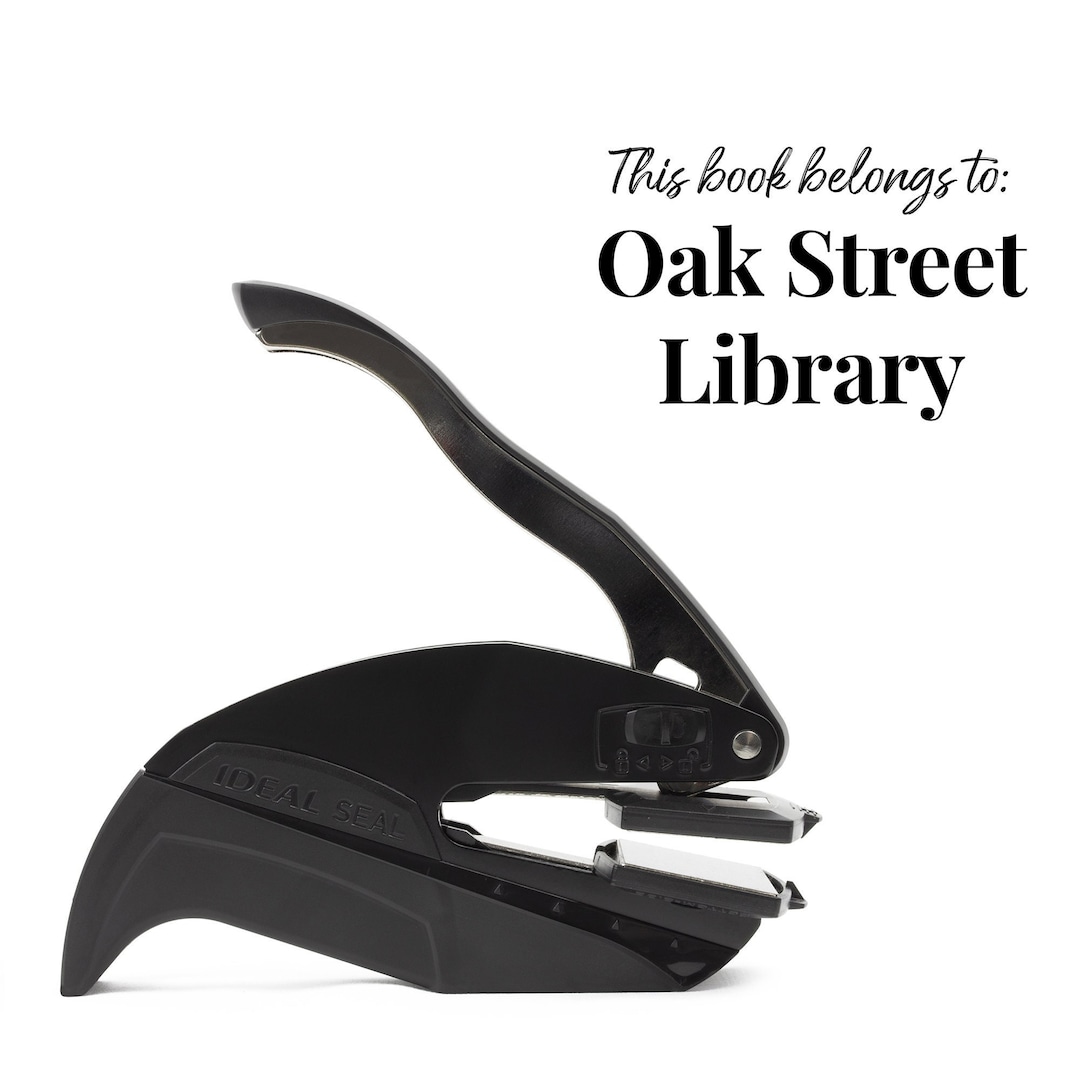 Book Embosser Personalized, Library Embosser, Custom Embosser, Gift for