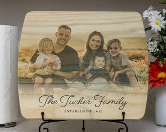 Personalized Cutting Board, Anniversary Gift for Him, Girlfriend Gift, Couple Gifts, Custom Cutting Board, Photo on Wood, Wood Cutting Board