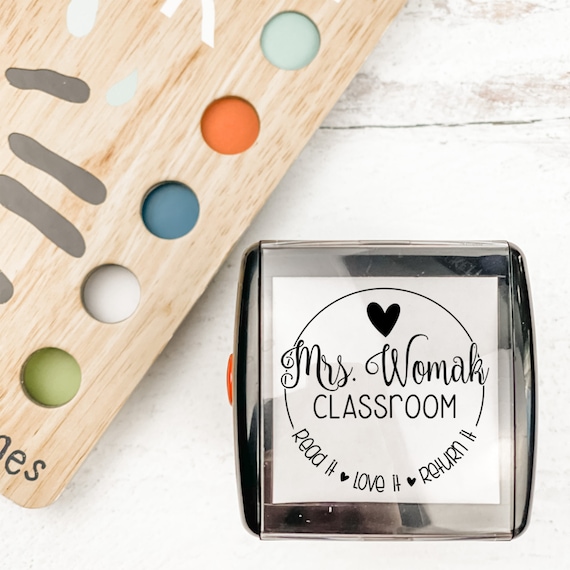 Read It - Love It- Return It  Custom Teacher Classroom Stamp | Gift for Teacher