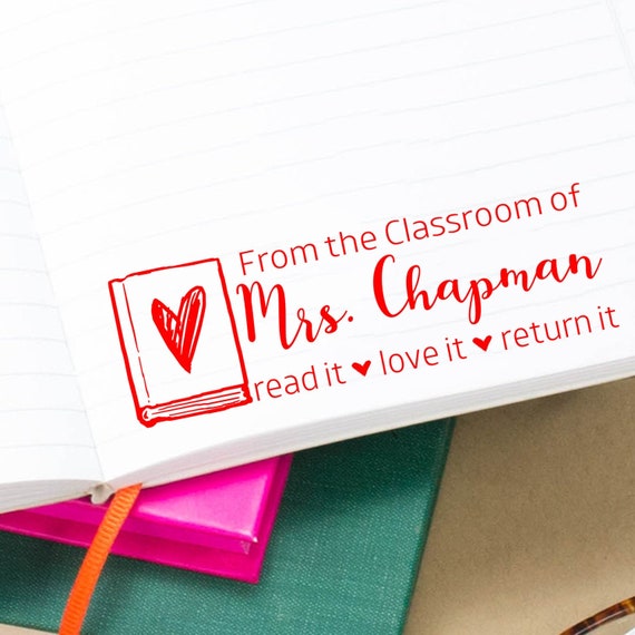 Custom Teacher Stamp, From the Classroom Stamp, Self-Inking Classroom Stamps, School & Teacher Stamps