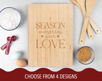 Custom Saying Cutting Board, Engraved Charcuterie Board, Trendy Chopping Block, Personalized Wood Bread Board, Gifts For Her