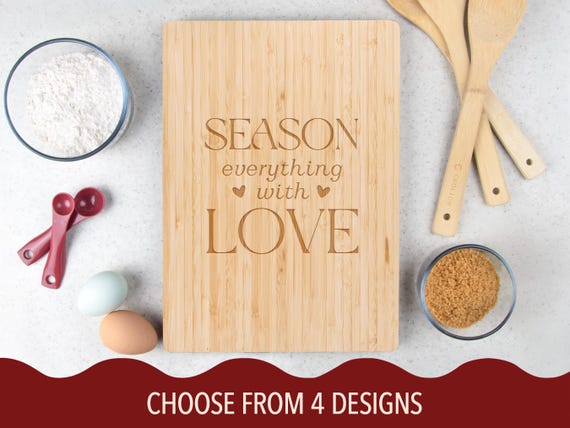 Custom Saying Cutting Board, Engraved Charcuterie Board, Trendy Chopping Block, Personalized Wood Bread Board, Gifts For Her