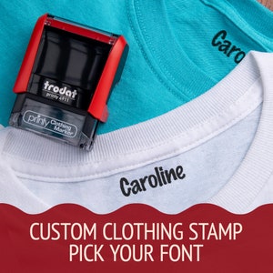 Custom Name Stamp for Clothing Kids Personalized Stamps School