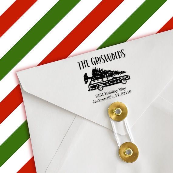 Custom Christmas Address Stamp, The Griswolds Design