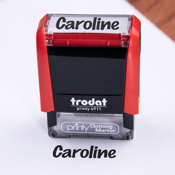 Custom Name Stamp For Clothing personalized Non-Fading School Uniform Stamps  Suitable For Boys Labels Hat Mask Stamper