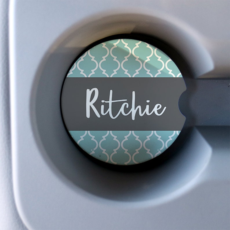 Personalized Car Coaster Arabesque Sandstone Ceramic Car Coaster
