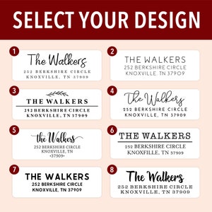 Return Address Labels Address One Line Custom Return Address Labels | Personalized Return Address Stickers - Etsy