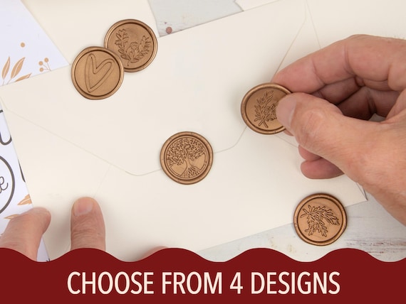 Personalized Wax Seal Sticker, Custom Wedding Invitation Wax Seals, Premium Self-Adhesive Wax Seal, Custom Design Wax Seals For Envelopes