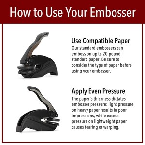 Embosser Types Custom Holiday Embosser | Personalized Christmas Embosser | Embosser ...