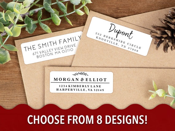 Custom Return Address Labels | Personalized Return Address Stickers