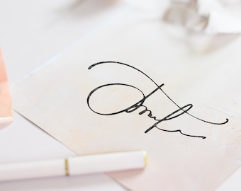 Custom Name Stamp | Self Inking Signature Stamp | Upload Your Signature