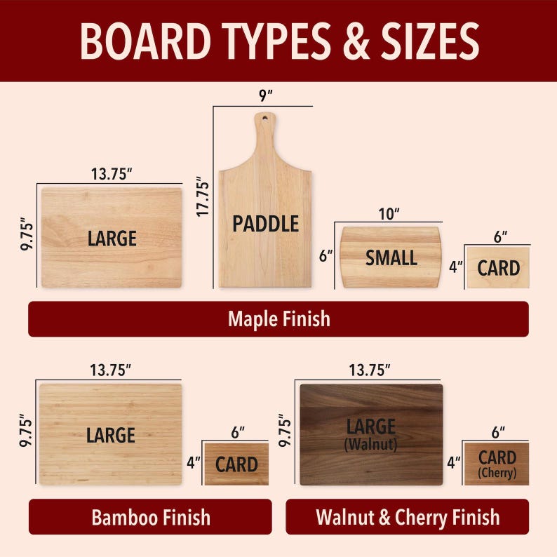 Custom Recipe Cutting Board, Engraved Cutting Board, Personalized Cutting Board, Handwritten Recipe, Wood Cutting Board, Family Recipe image 2